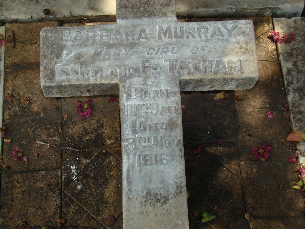 TATHAM Barbara Murray 1916-1916