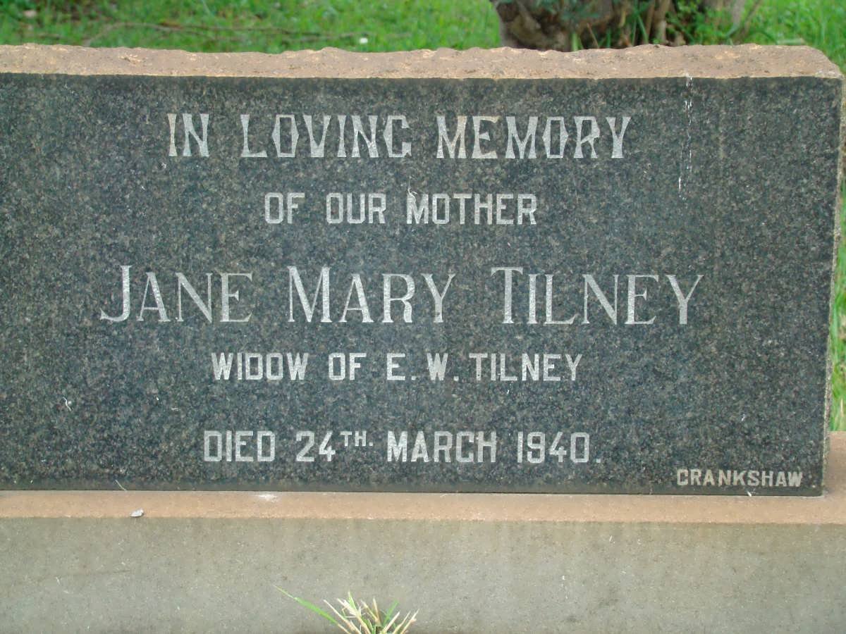 TILNEY Jane Mary -1940