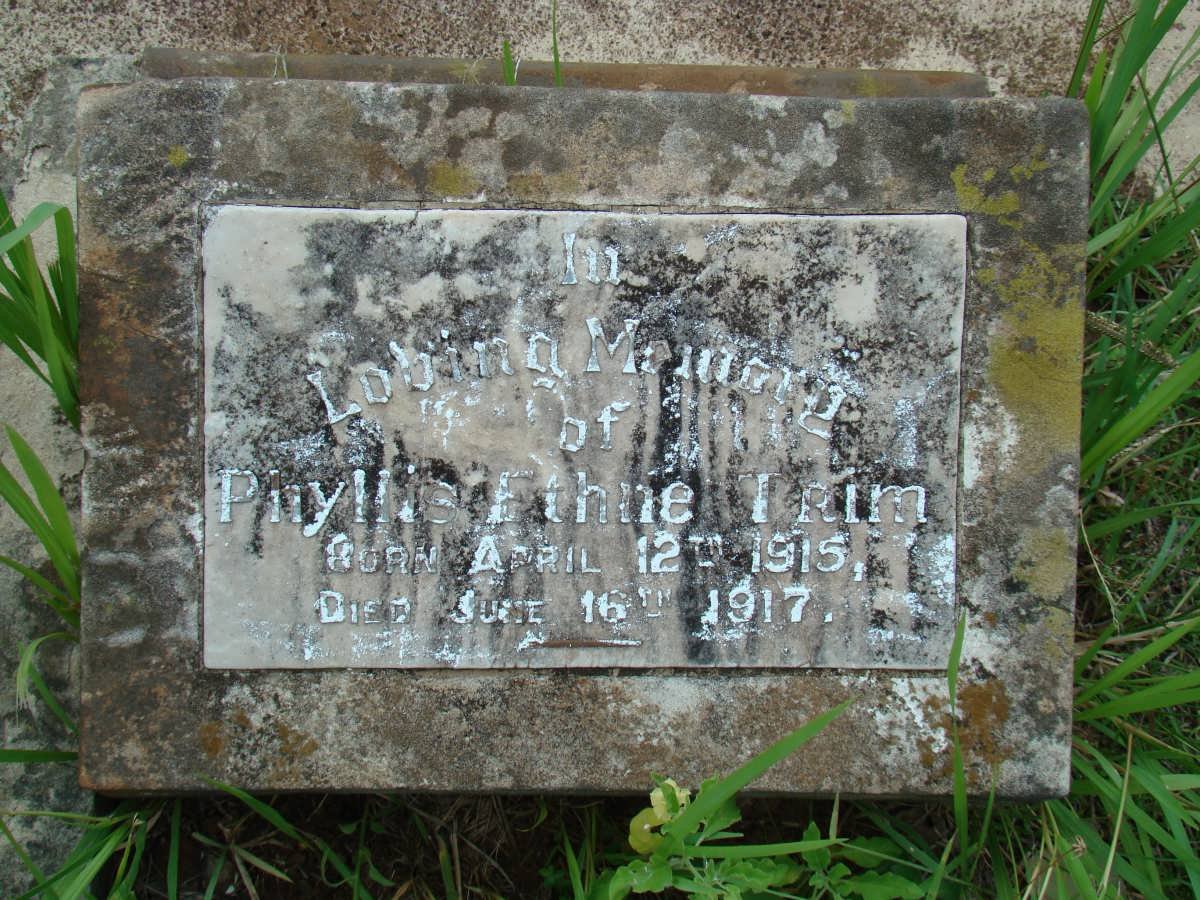 TRIM Phyllis Ethne 1915-1917