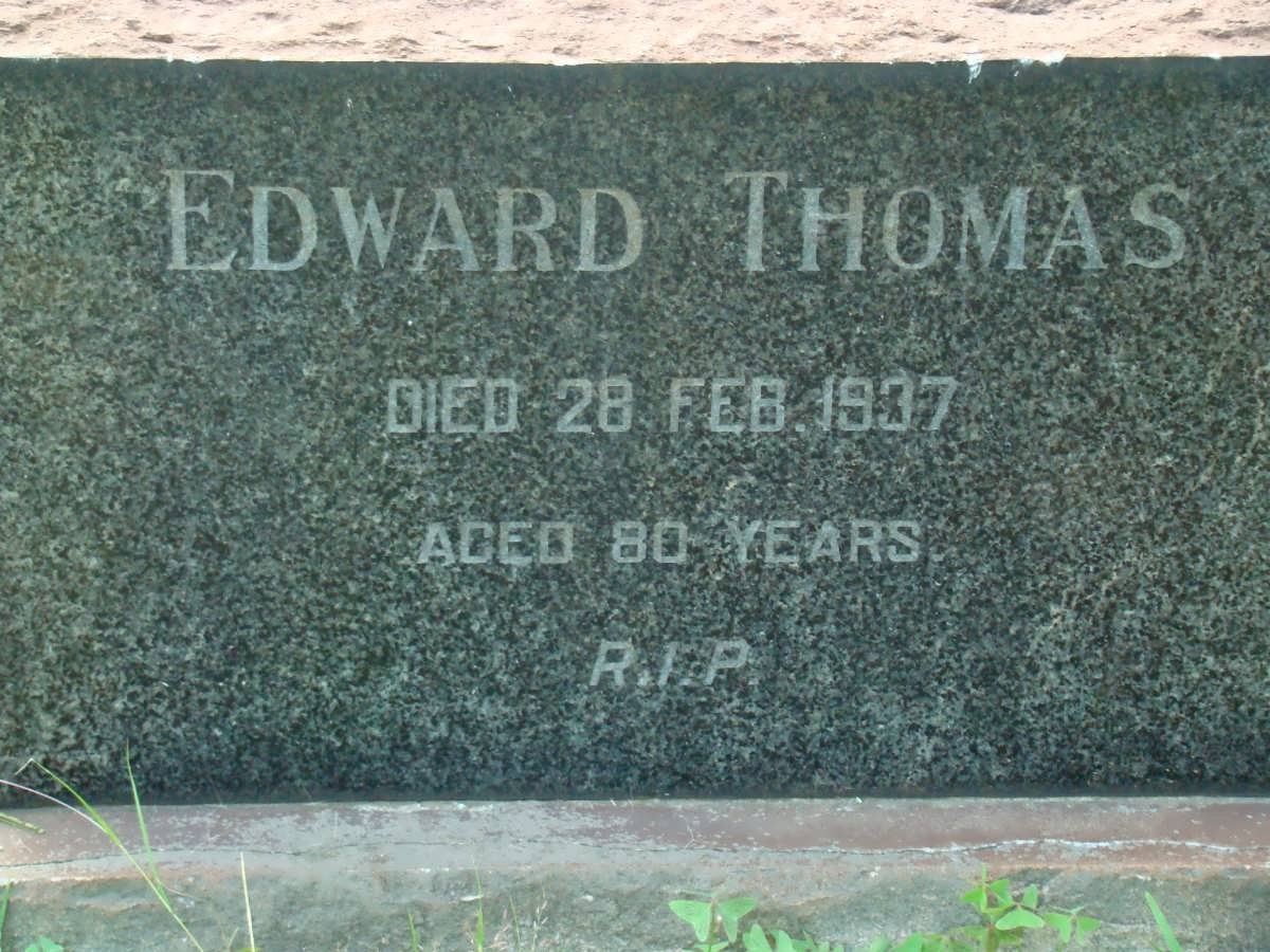 THOMAS Edward -1937