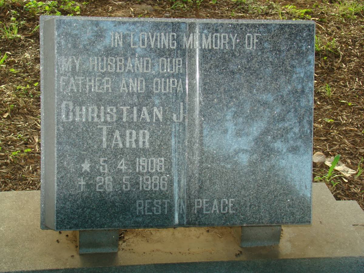TARR Christian J. 1908-1986