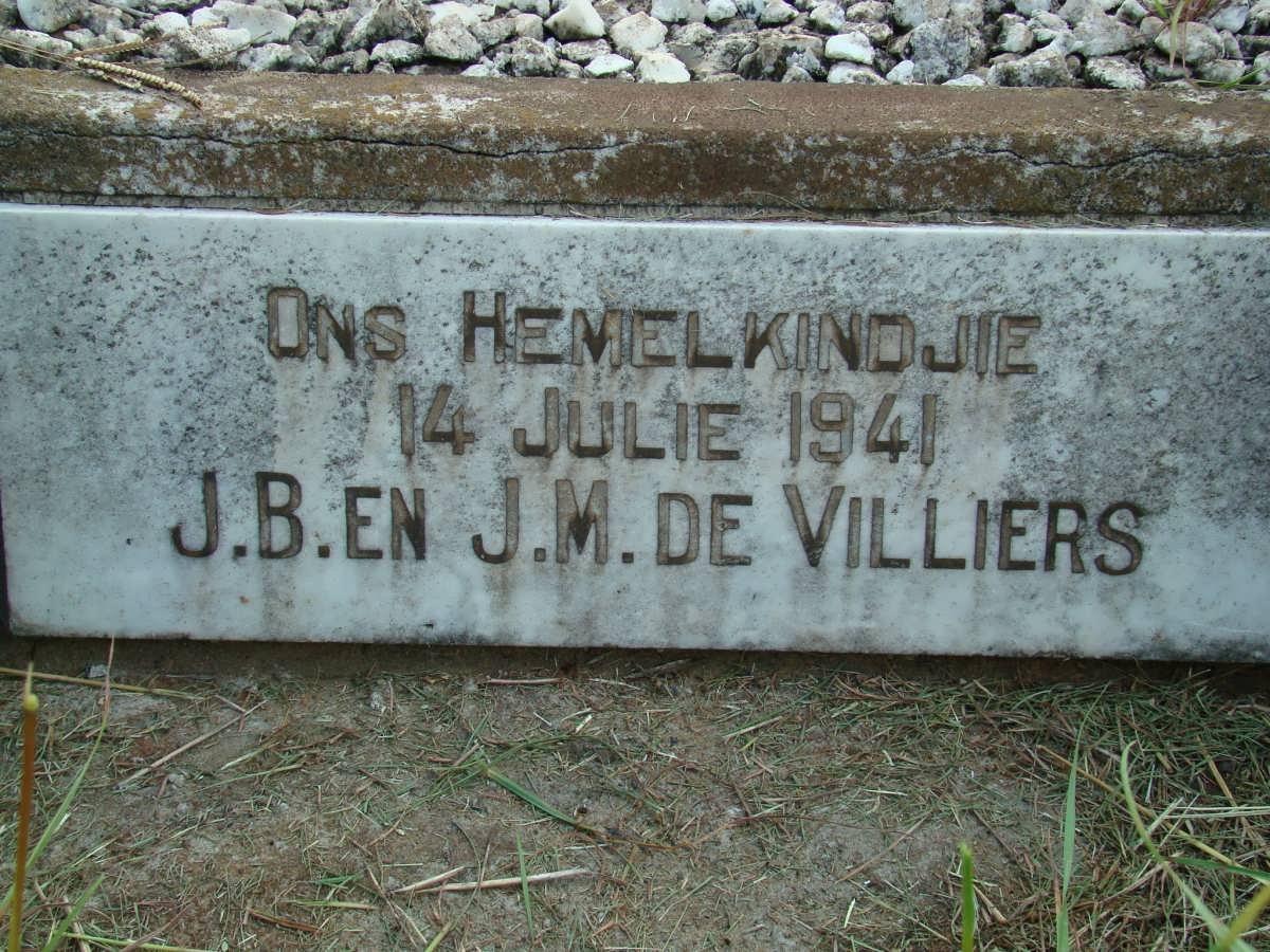 VILLIERS child, de -1941