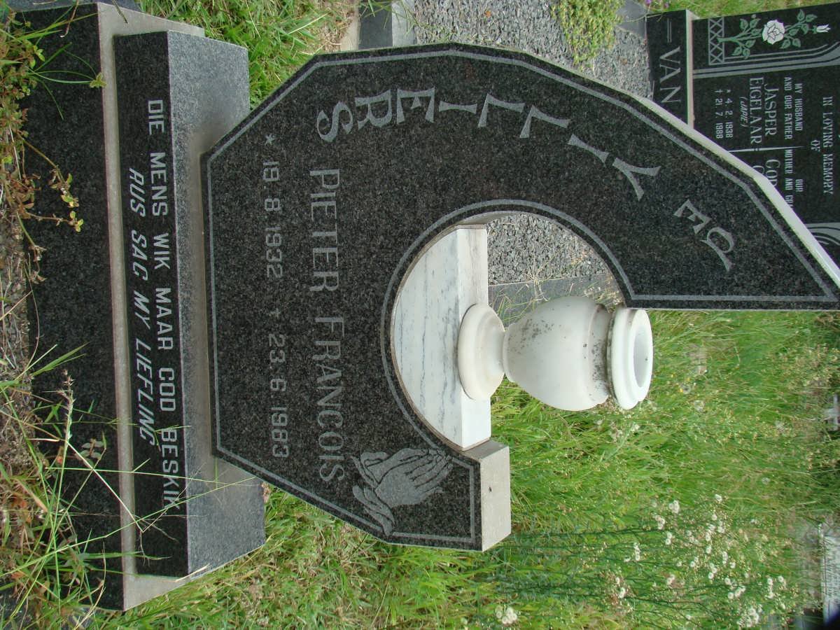 VILLIERS Pieter Francois, de 1932-1983