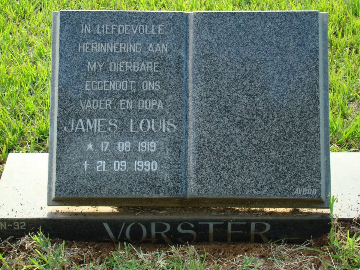 VORSTER James Louis 1919-1990