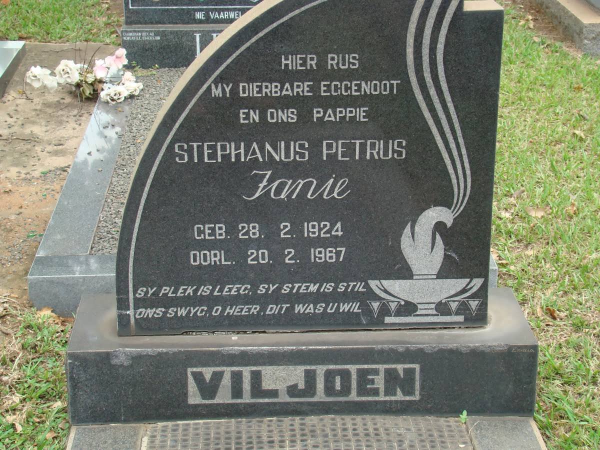 VILJOEN Stephanus Petrus 1924-1967