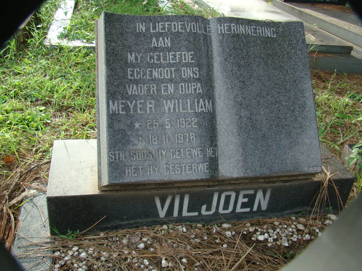 VILJOEN Meyer William 1922-1978