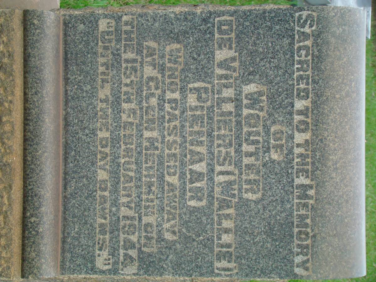 VILLIERS Wouter, de nee PIENAAR -1944