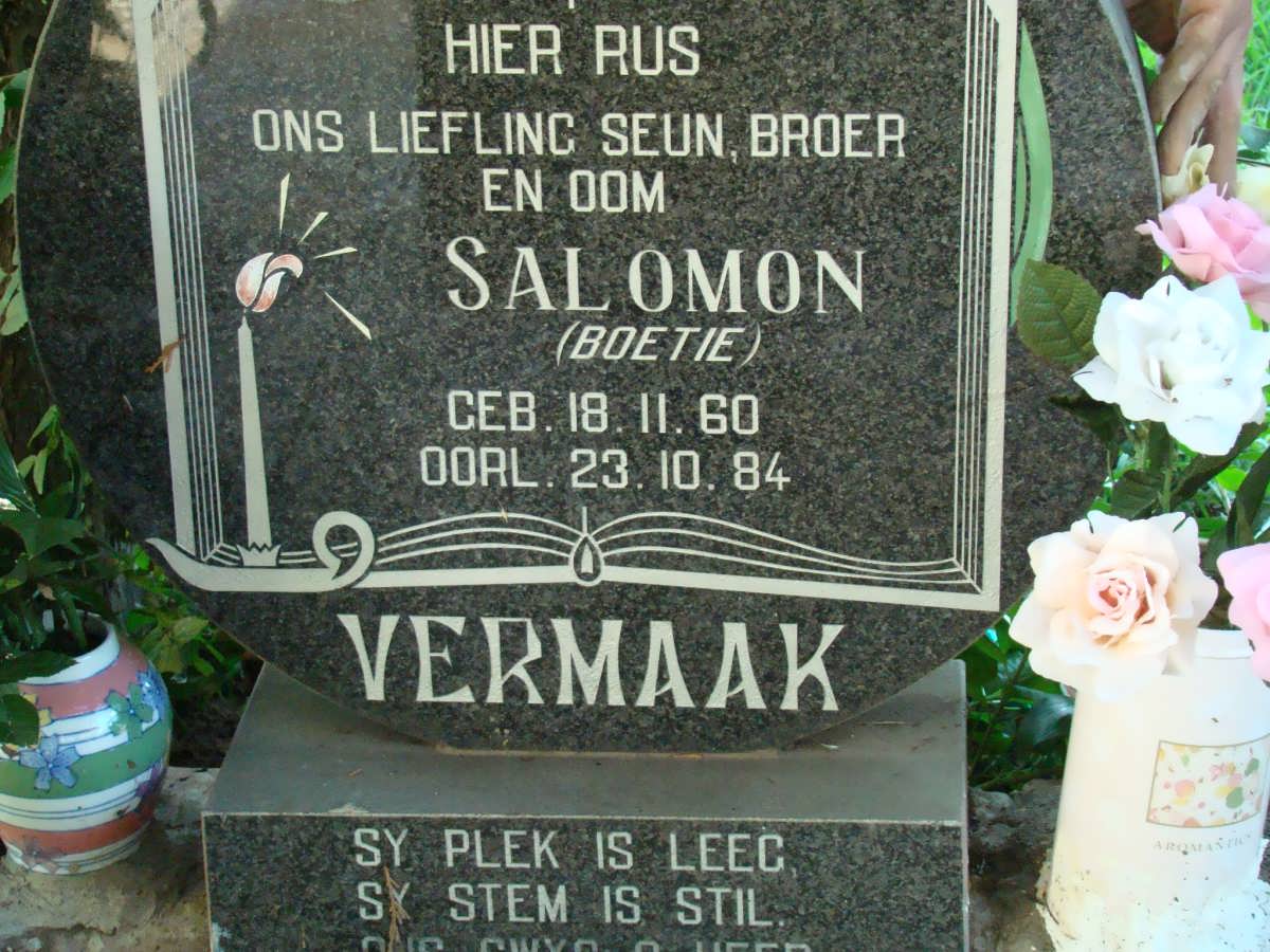 VERMAAK Salomon 1960-1984