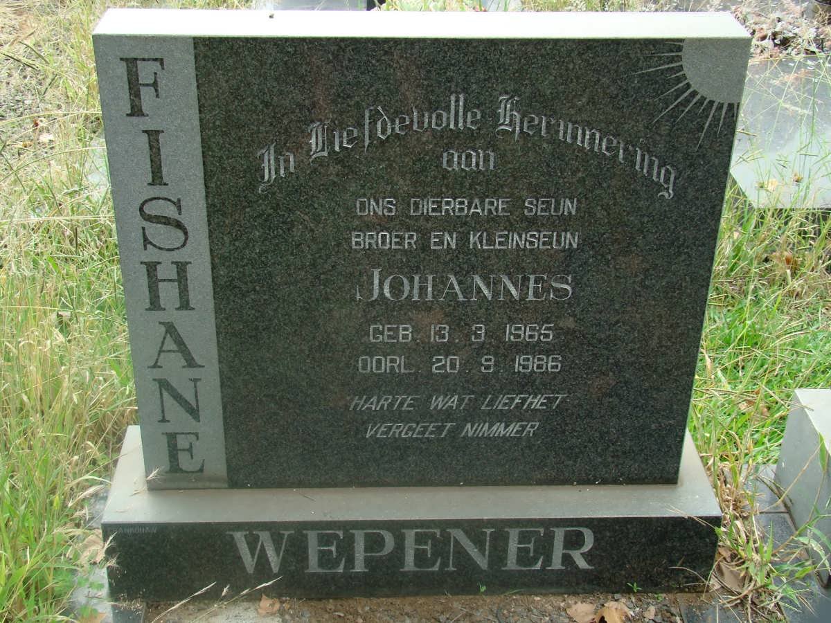 WEPENER Johannes 1965-1986