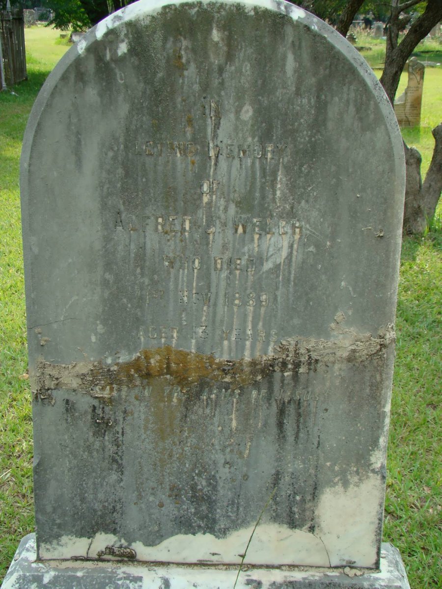 WELCH Alfred -1889