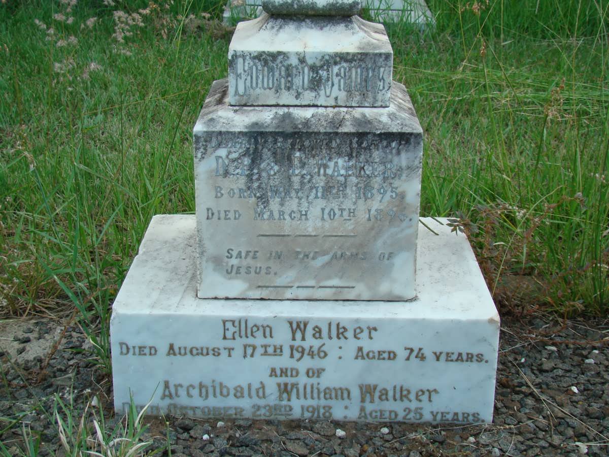 WALKER Edward James 1895-1895 :: WALKER Ellen -1946 :: WALKER Archibald William -1918