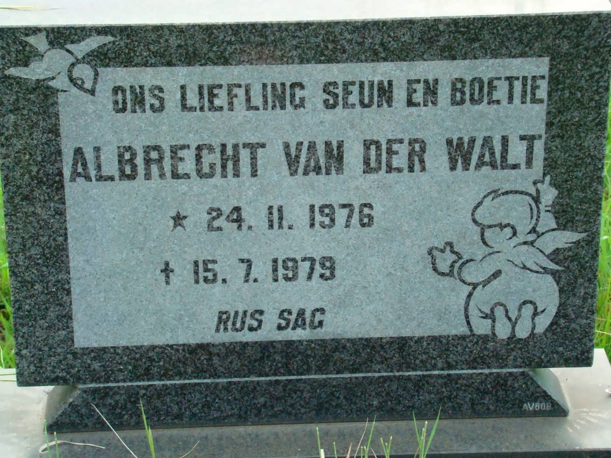 WALT Albrecht, van der 1976-1979