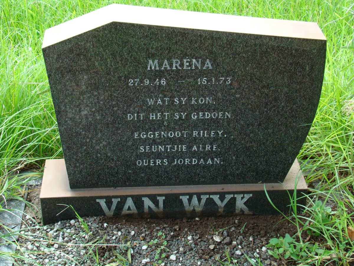 WYK Márena, van 1946-1973