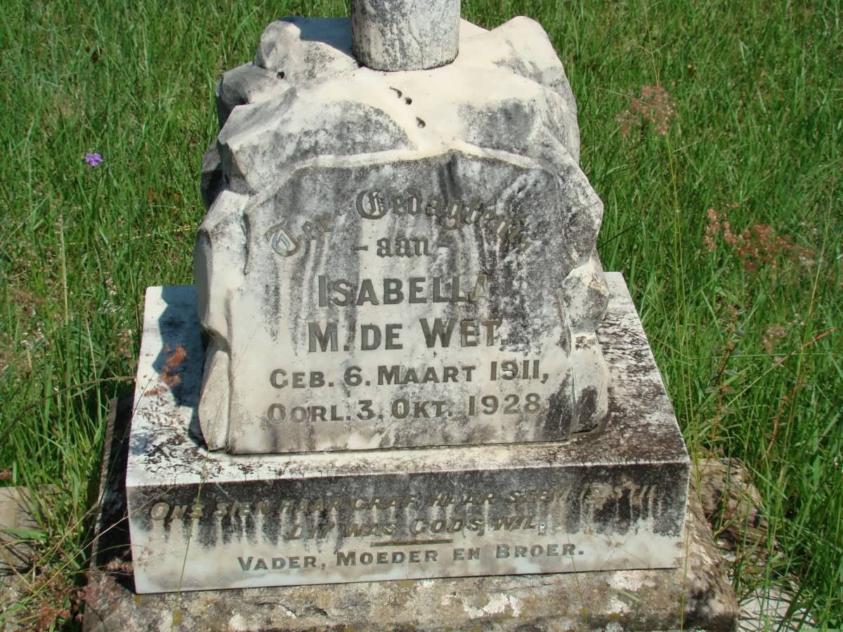 WET Isabella M., de 1911-1928