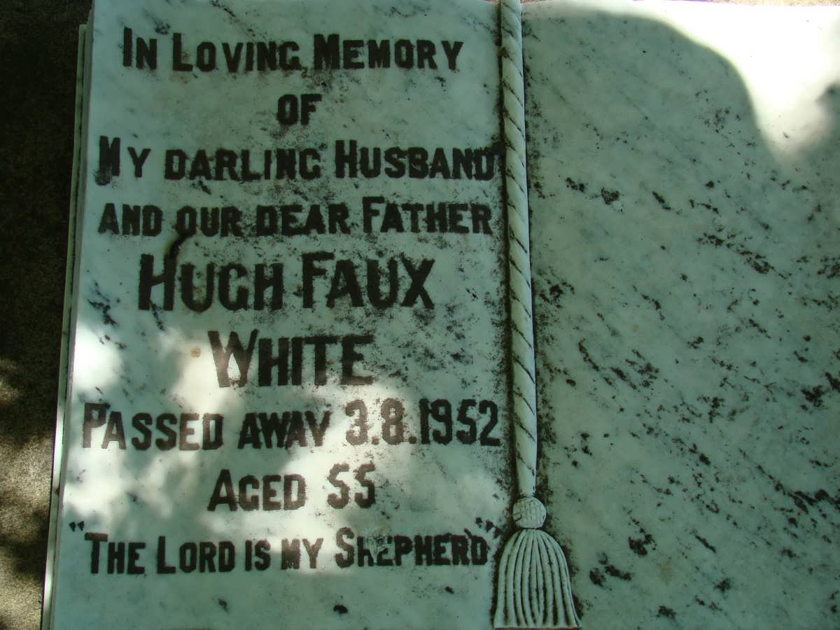 WHITE Hugh Faux -1952