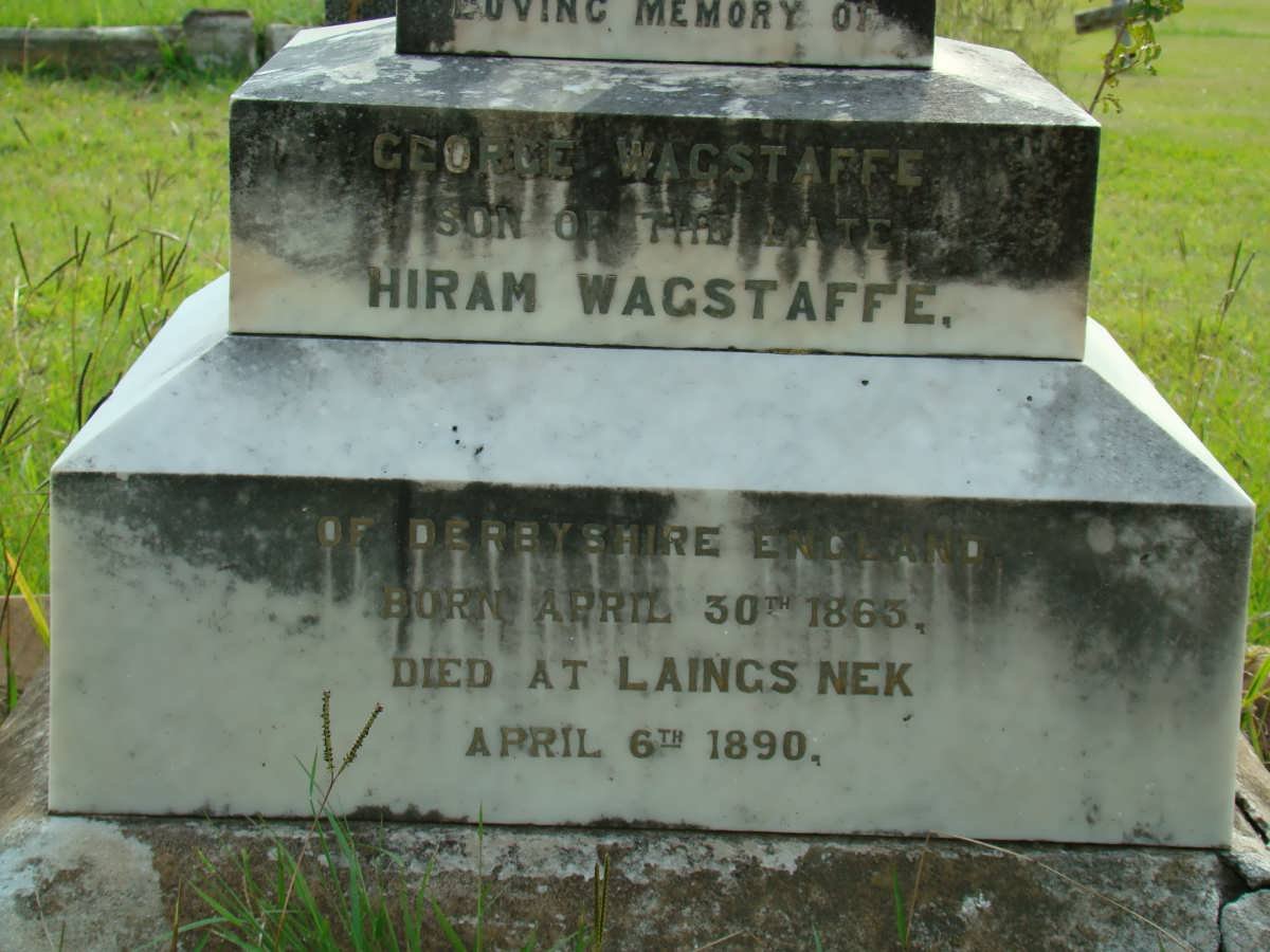 WAGSTAFFE George 1863-1890
