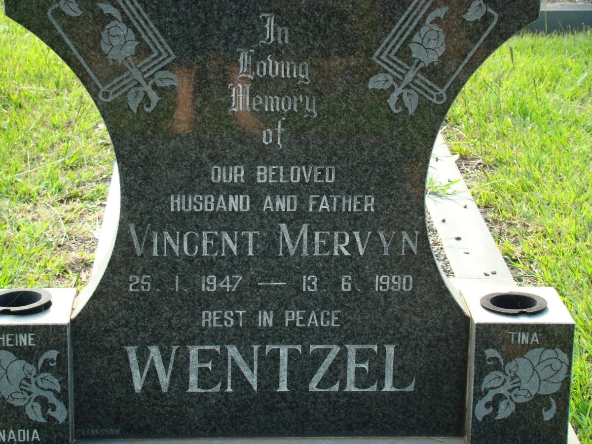 WENTZEL Vincent Mervyn 1947-1990