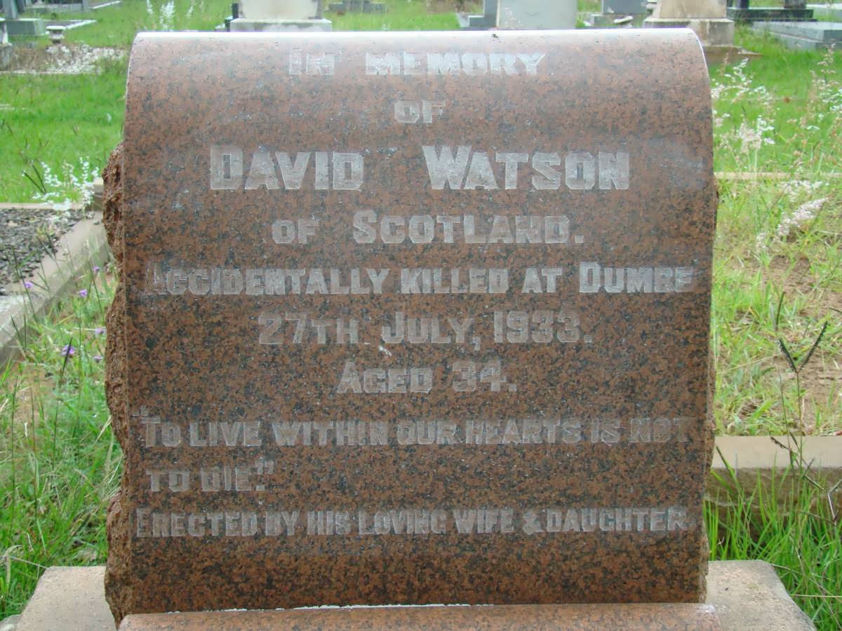 WATSON David -1933
