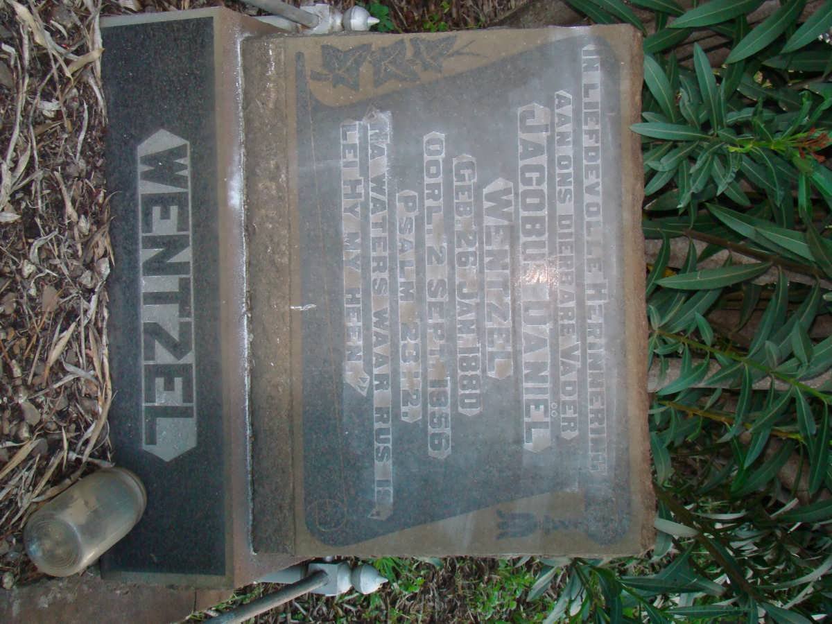 WENTZEL Jacobus Daniel 1880-1956