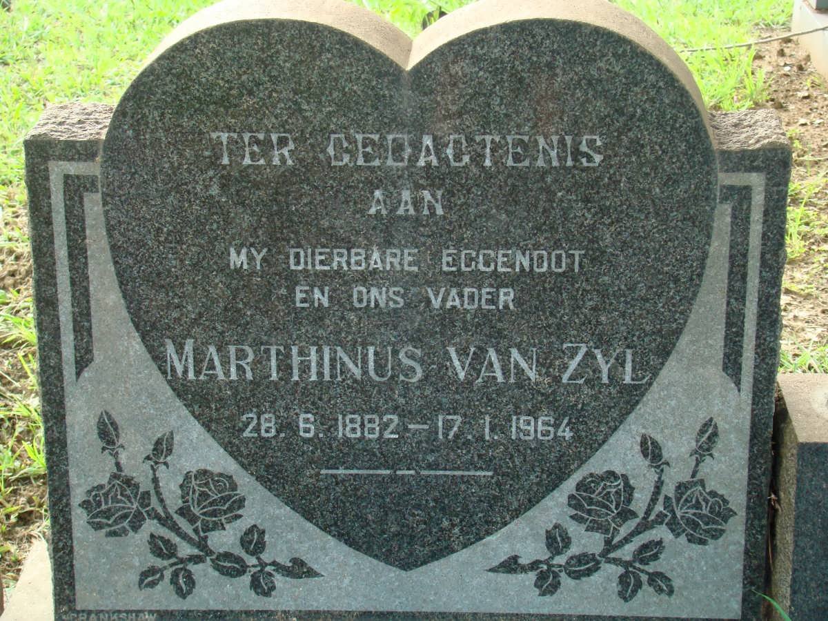 ZYL Marthinus, van 1882-1964
