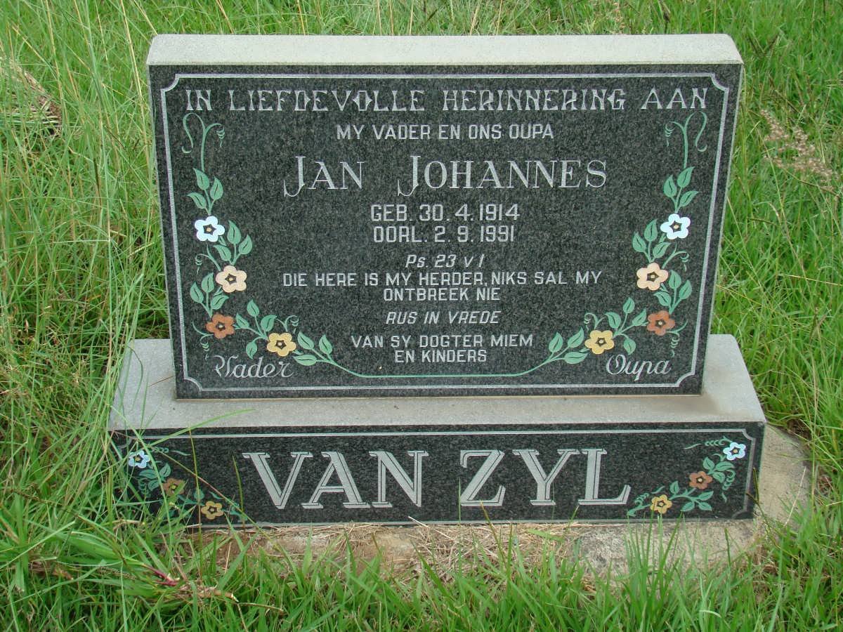 ZYL Jan Johannes, van 1914-1991
