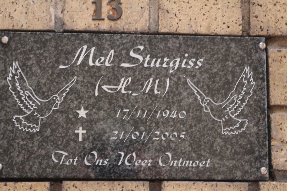 STURGISS H.M. 1940-2005