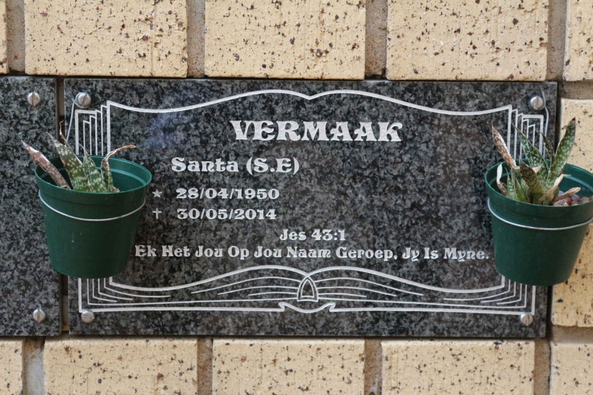 VERMAAK S.E. 1950-2014