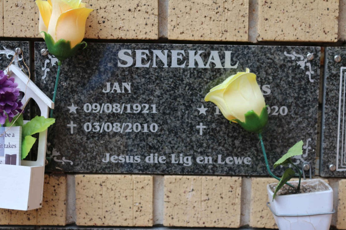 SENEKAL Jan 1921-2010 &amp; ? 1920-