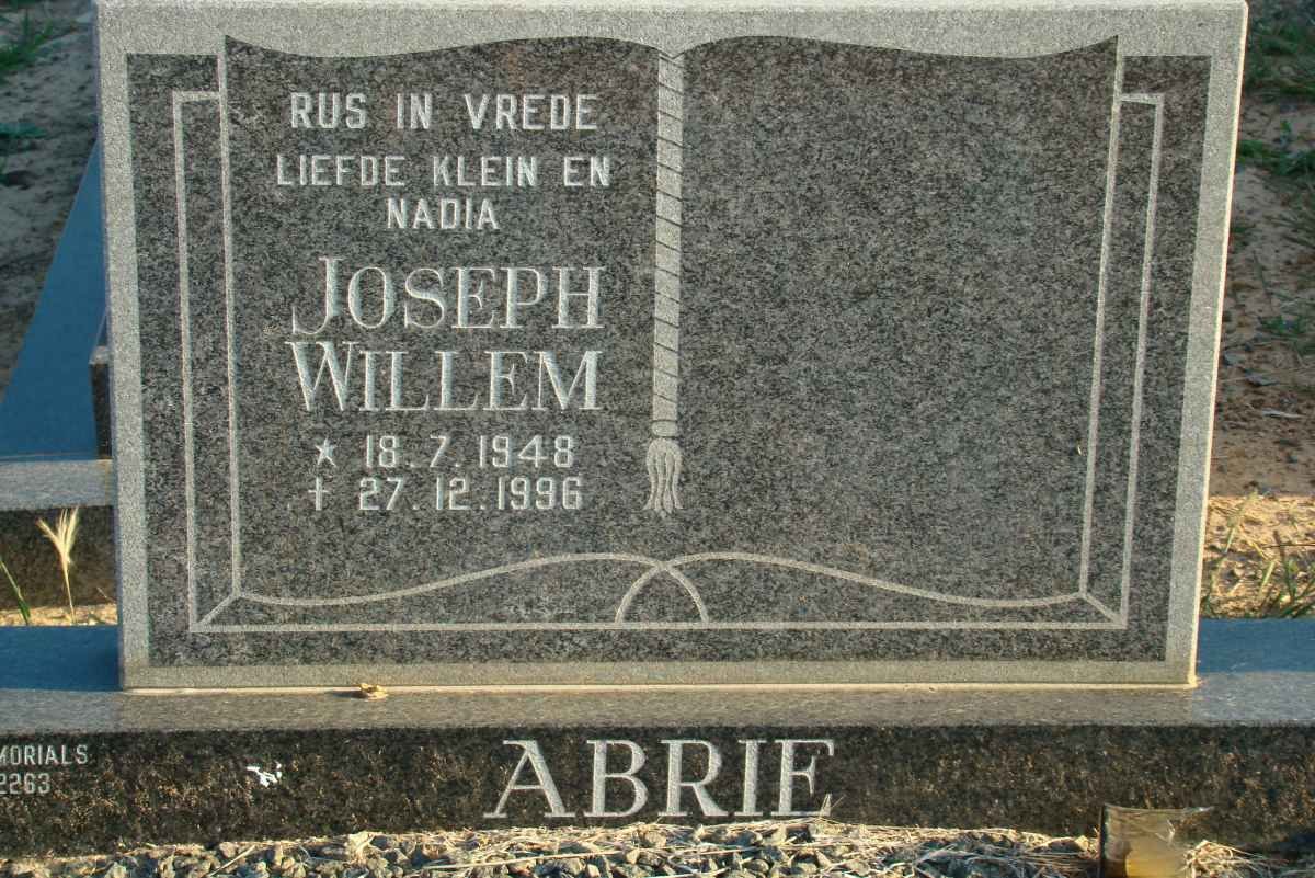 ABRIE Joseph Willem 1948-1996