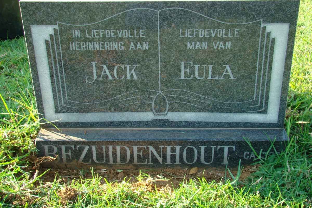 BEZUIDENHOUT Jack &amp; Eula