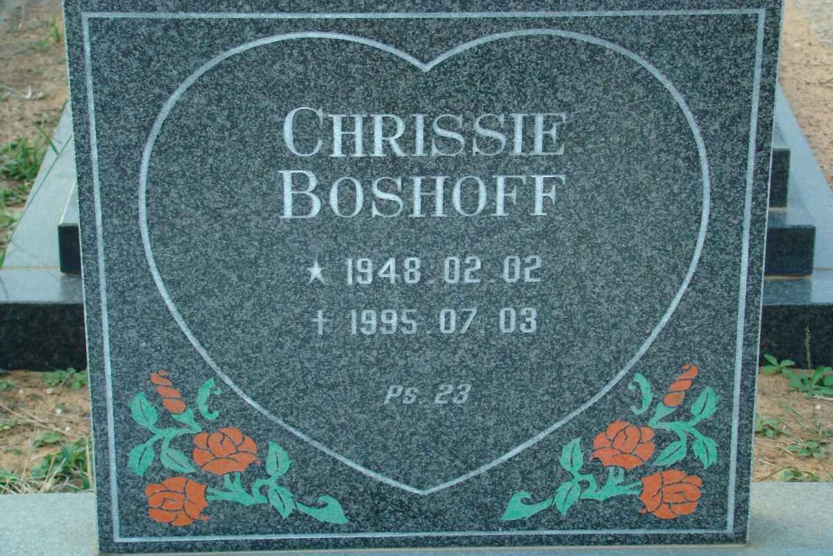 BOSHOFF Chrissie 1948-1995