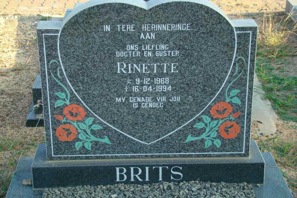 BRITS Rinette 1968-1994