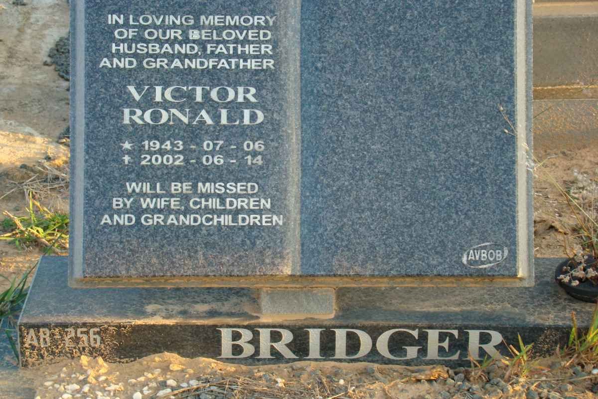 BRIDGER Victor Ronald 1943-2002