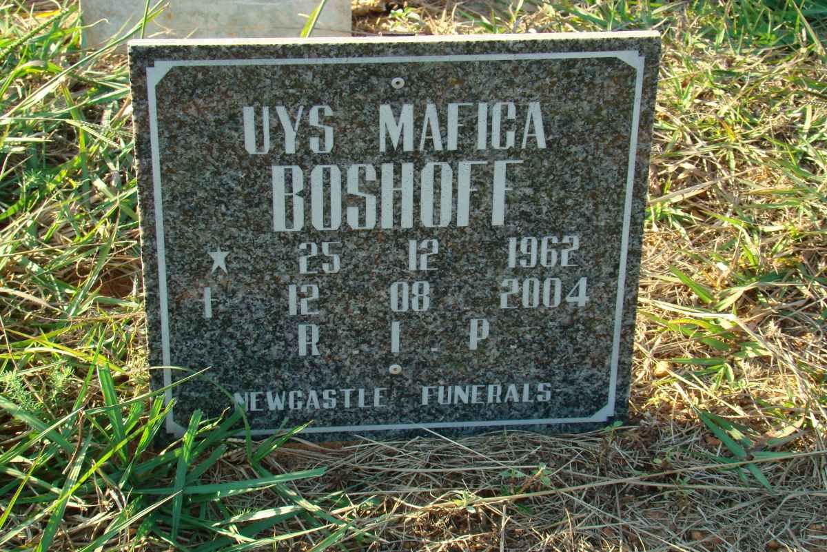 BOSHOFF Uys Mafica 1962-2004