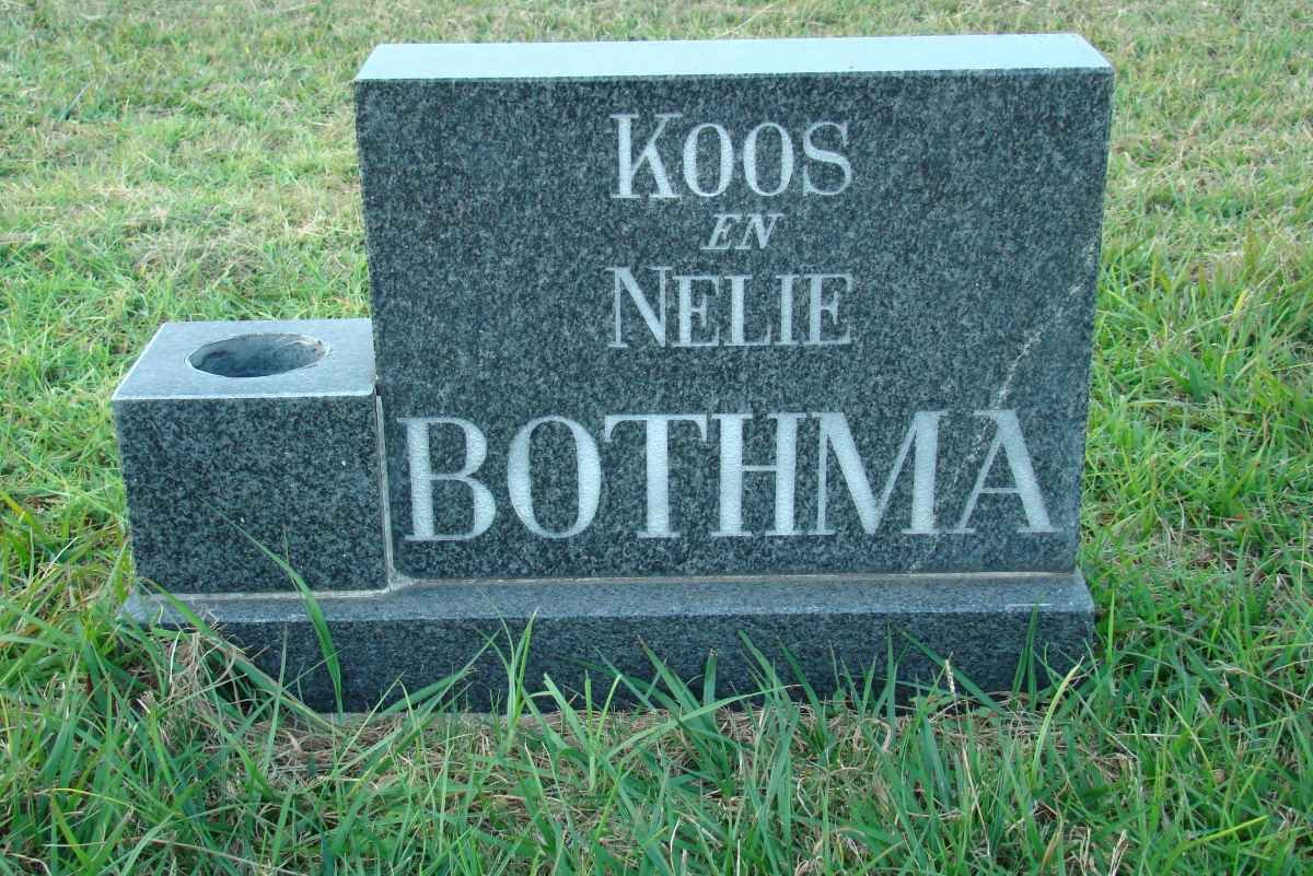 BOTHMA Koos 1931-1998 &amp; Nelie 1938-