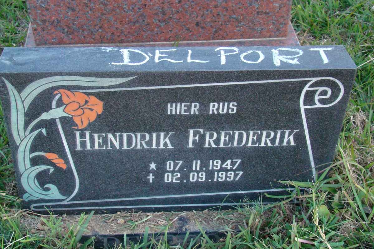 DELPORT Hendrik Frederik 1947-1997