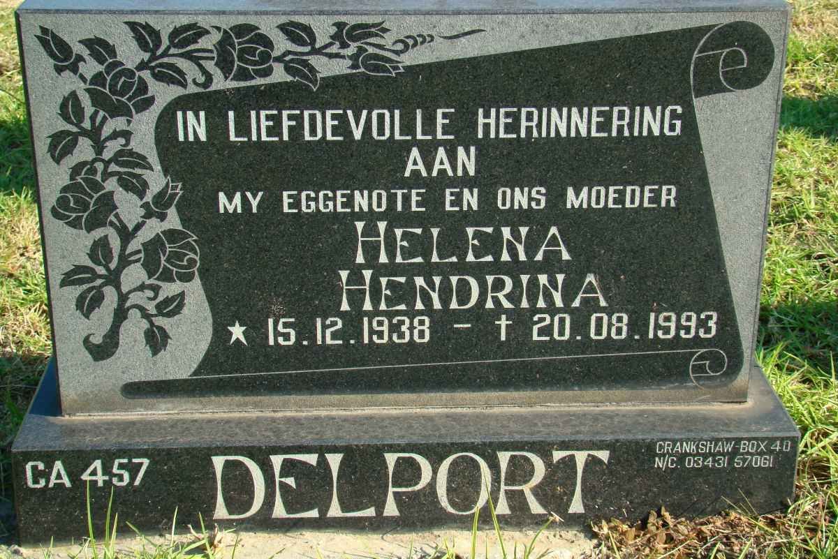 DELPORT Helena Hendrina 1938-1993