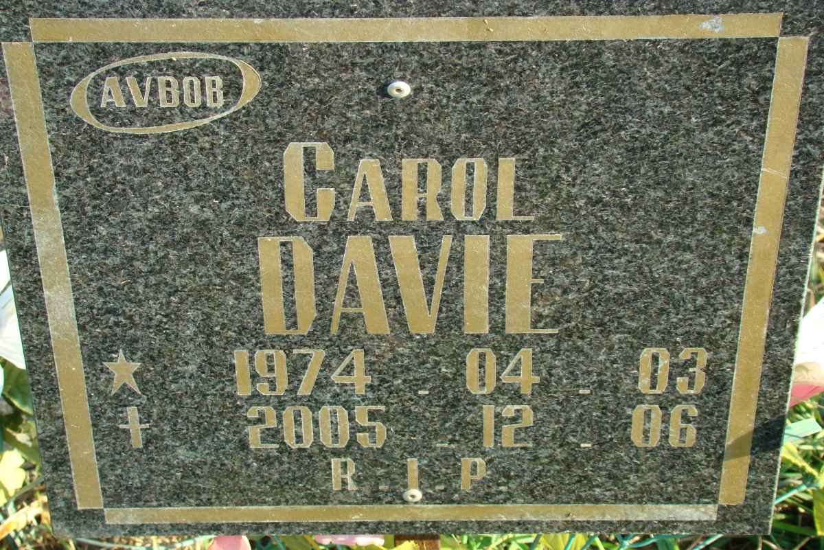 DAVIE Carol 1974-2005