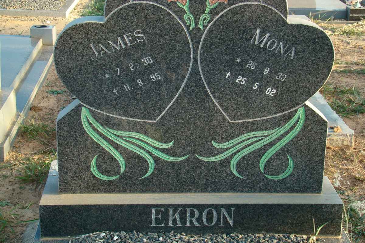 EKRON James 1930-1995 &amp; Mona 1933-2002