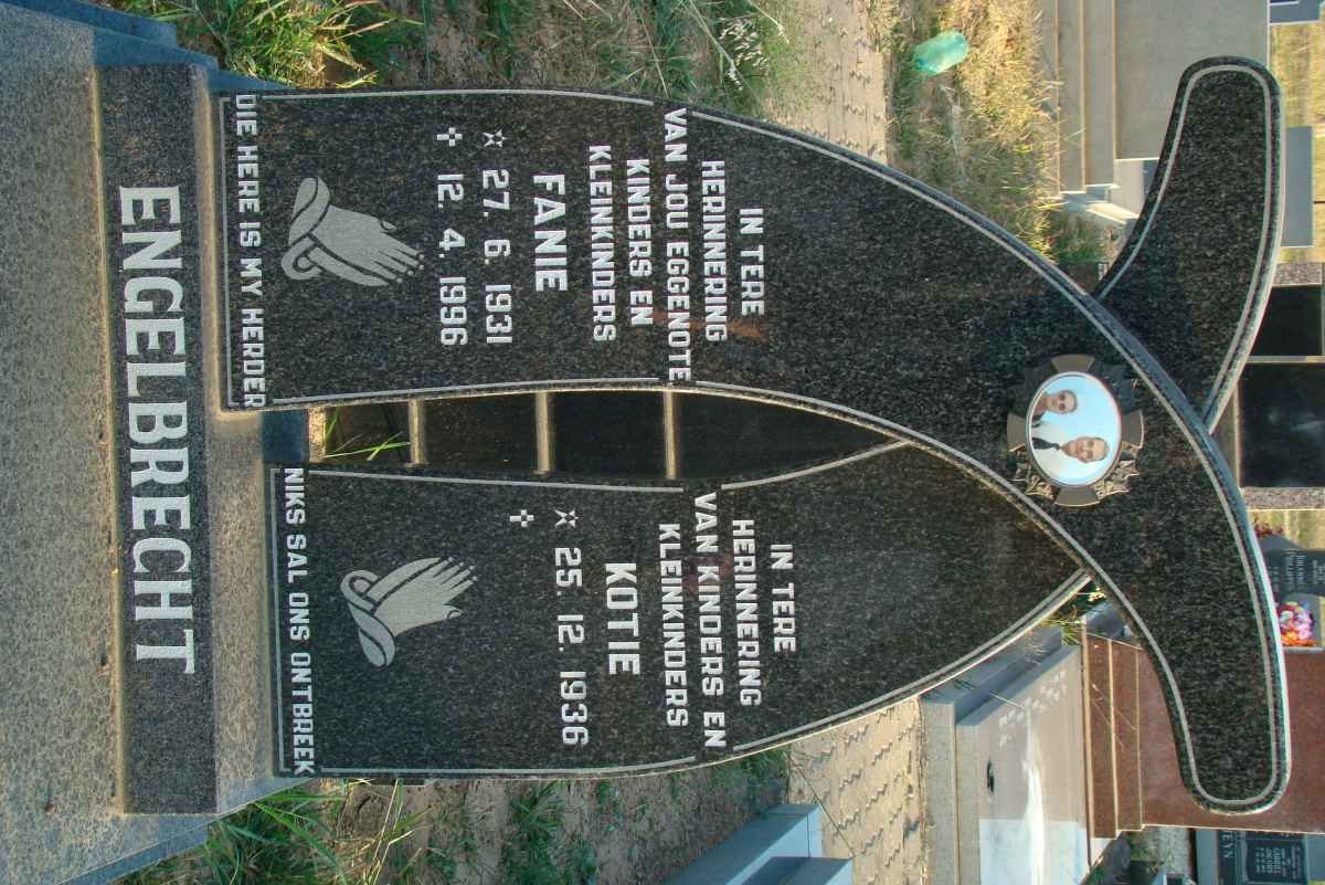 ENGELBRECHT Fanie 1931-1996 &amp; Kotie 1936-