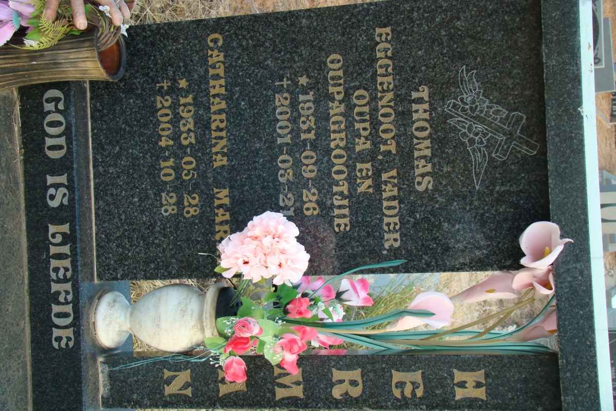 HERMAN Thomas 1931-2001 &amp; Catharina Maria 1933-2004