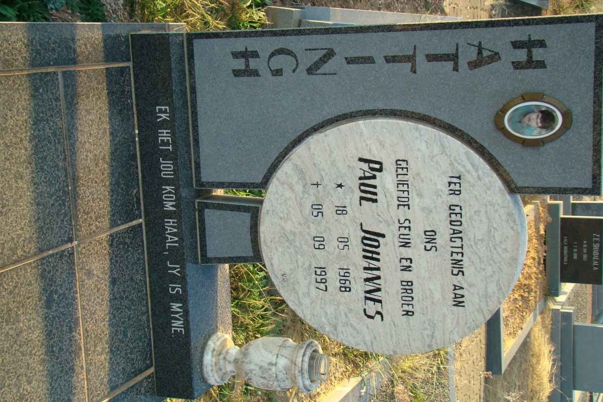 HATTINGH Paul Johannes 1968-1997