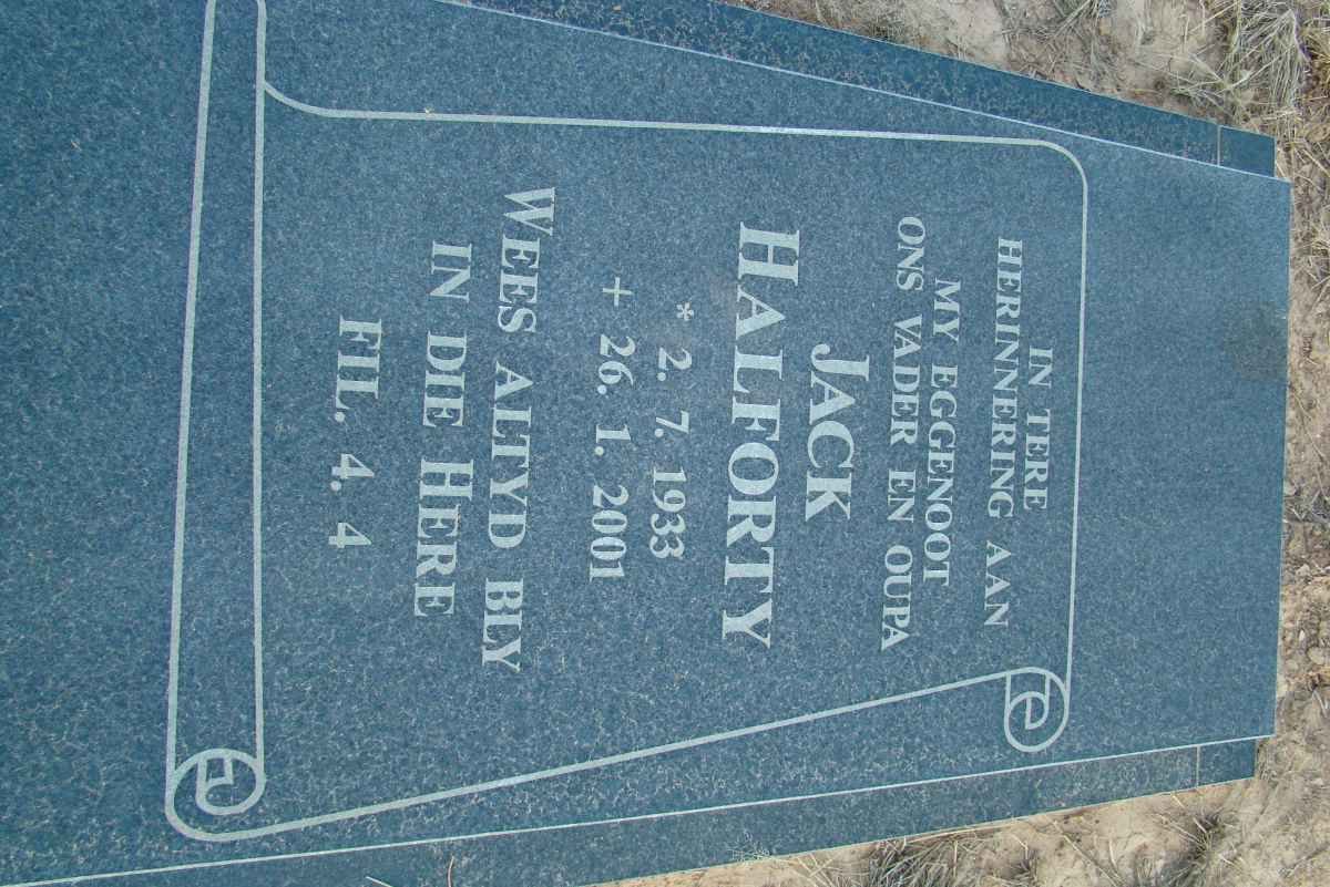 HALFORTY Jack 1933-2001