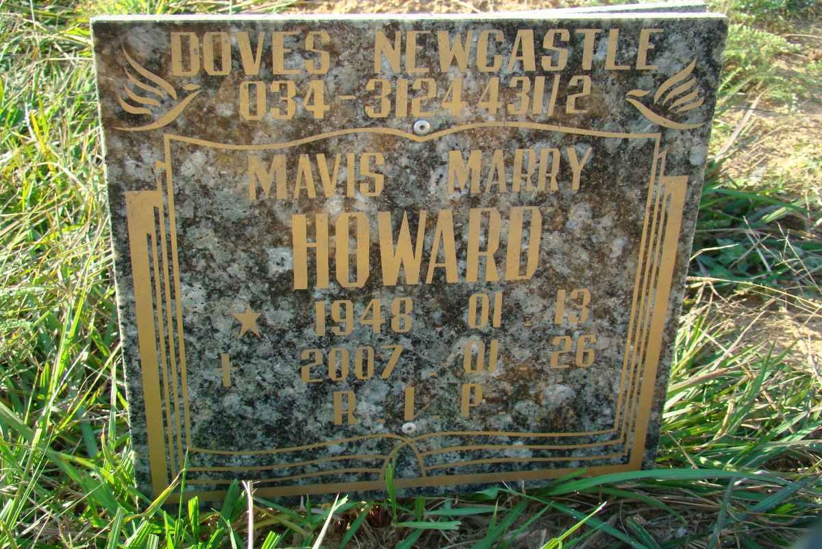 HOWARD Mavis Marry 1948-2007