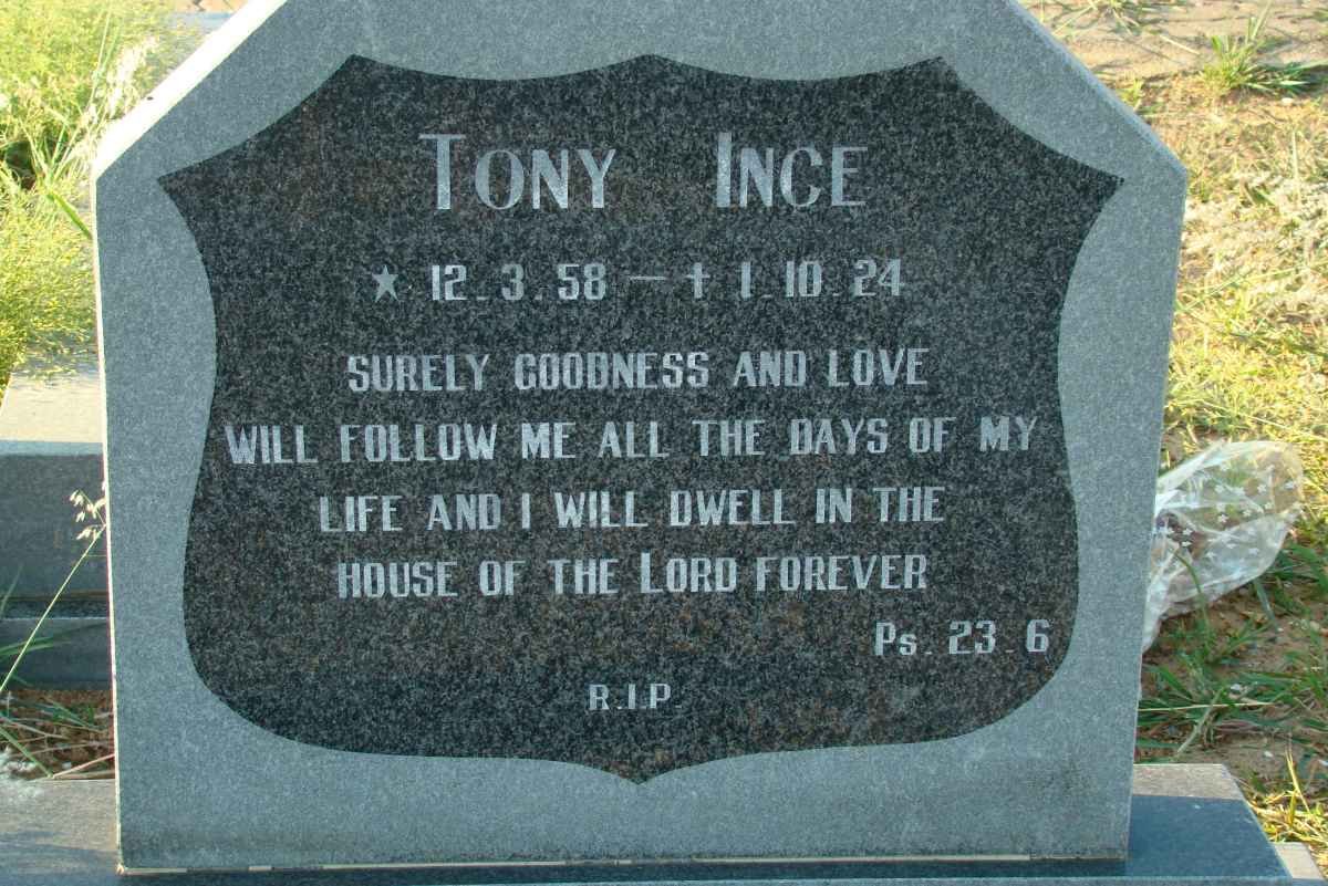 INCE Tony 1958-??