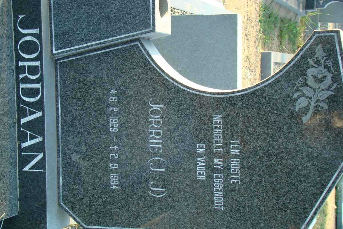 JORDAAN J.J. 1929-1994