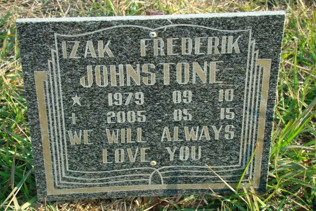JOHNSTONE Izak Frederik 1979-2005