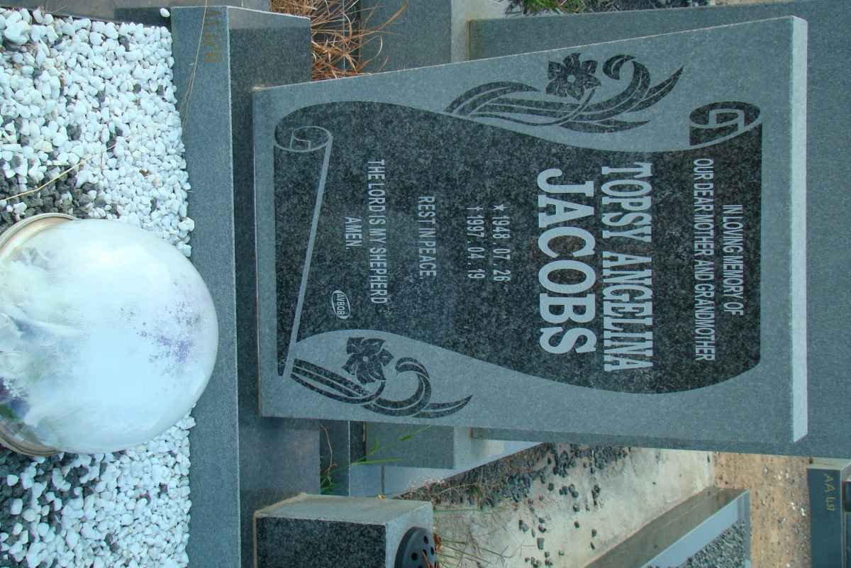 JACOBS Topsy Angelina 1948-1997
