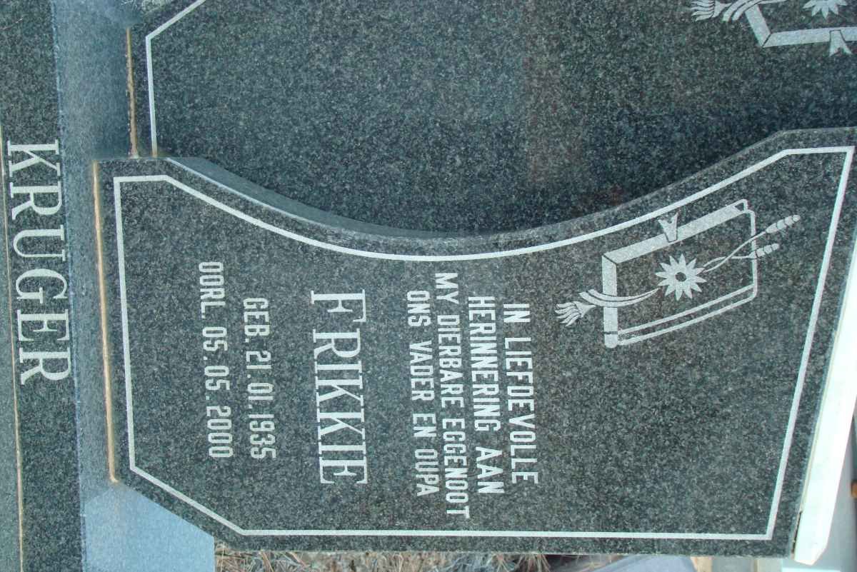 KRUGER Frikkie 1935-2000