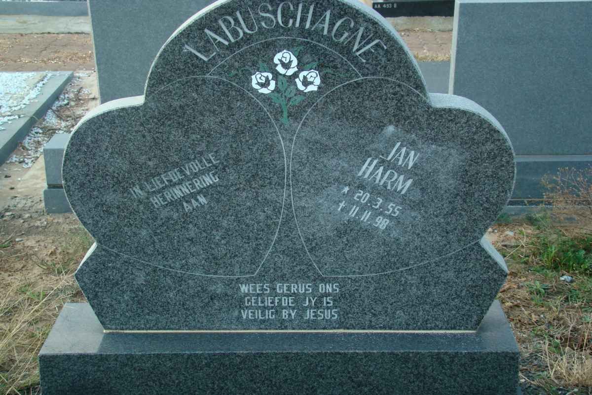 LABUSCHAGNE Jan Harm 1955-1998